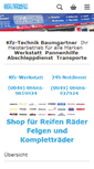 Mobile Screenshot of kfz-baumgartner.de